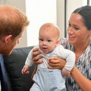The Duke and Duchess of Sussex with Archie