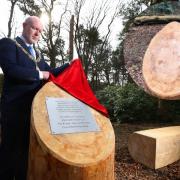 Just hours after being unveiled by Lord Provost Philip Braat the plaque was missing