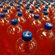 File photo dated 9/9/2011 of bottles of Irn Bru in the production hall at AG Barr's Irn Bru factory in Cumbernauld. The Scottish drinks company has said it is seeing encouraging trading as people return to restaurants, pubs and bars around the UK.