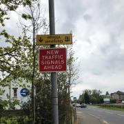 Elizabeth Anderson spotted this sign in Bishopton. We imagine it would be very useful for anyone attending a handstand convention in Dargavel Village who is looking for directions