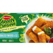 John Dunlop notes that Birds Eye is now labelling its products guided by what is not in them. He’s curious to know if these fishless fingers are also finger-free.
