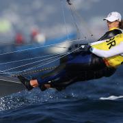 Sailing: Charlotte Dobson delighted to be aboard Tidey Airlines