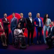 The Channel 4 presenters will broadcast from Tokyo, Leeds and London