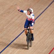 Dame Sarah Storey competes in the C5 category