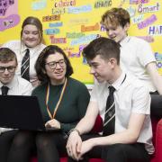 Pupils from Perth Grammar School are among those who benefit from SDS’s commitment to helping young people make informed career choices