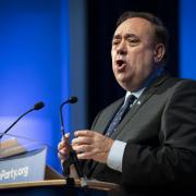 Alex Salmond delivers his leaders speech during the first annual conference for the Alba Party at Greenock Town Hall, Greenock, Inverclyde. Picture date: Sunday September 12, 2021. PA Photo. See PA story POLITICS Alba. Photo credit should read: Jane
