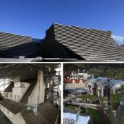 Clockwise from main image: V& A Dundee, Parliament Building, Holyrood and The Hill House Box