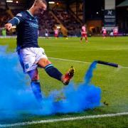Dundee 0-2 St Johnstone: Griffiths kicks flare into away crowd in cup defeat