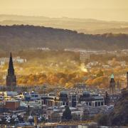 Sweeping views over the Edinburgh skyline. Picture: Getty