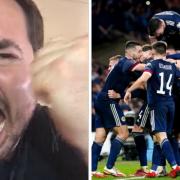 Martin Compston described the atmosphere of the Scotland v Israel match as the 'best ever'
