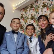 Caroline Quinn, who moved to Glasgow 13 years ago from Tinidad and Tobago with her husband Grant and children; Gabriel (9), Greyson (7) and Gideon (5)