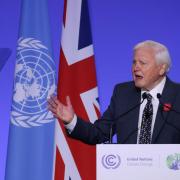 Sir David Attenborough at COP26 in Glasgow