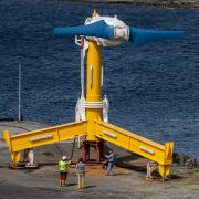 A tidal energy turbine developed by Nova Innovation Picture: Nova