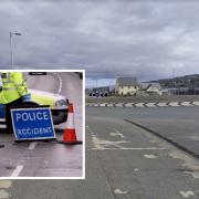 Man in hospital with 'serious injuries' after car crash on major scots road