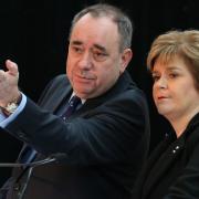 Alex Salmond and Nicola Sturgeon pictured in 2013 at the launch of the White Paper on Independence
