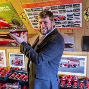 A collection of Ferrari memorabilia features in new STV series Clear Out, Cash In. Picture: STV Studios