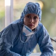 Breaking Bad star Laura Fraser as Professor Sarah Gordon in Traces. Picture: Alibi/UKTV
