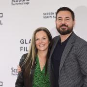 Martin Compston and co-star Annemarie Fulton in Glasgow for thr 20th anniversary screening