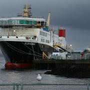 The MV Glen Sannox ferry pictured at the Ferguson Marine shipyard at Port Glasgow, Inverclyde...Photograph by Colin Mearns/The Herald, 20 November 2021.