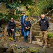 Beechgrove presenters Calum Clunie, George Anderson, Carole Baxter and Brian Cunningham. Picture: BBC Scotland/Tern TV