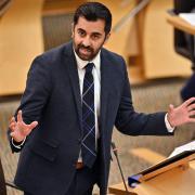 First Minister Humza Yousaf in Holyrood
