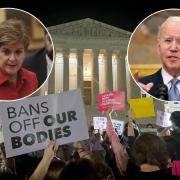 Nicola Sturgeon and Joe biden have spoken out over the leaked Supreme Court draft opinion