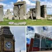 Stonehenge, Manchester United’s Old Trafford stadium and Big Ben are among Google Street View's most searched places. Credit: Google Street View