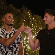 Remi and Jay on Love Island, tonight at 9pm on ITV2 and ITV Hub. Episodes are available the following morning on BritBox. Credit: ITV
