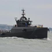 The XV (Experimental Vessel) Patrick Blackett arrived at Portsmouth Naval Base earlier this week