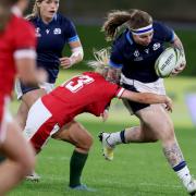 Jade Konkel-Roberts in action against Wales