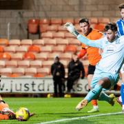 Jamie McGrath scored Dundee United's second in the win over Kilmarnock