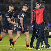 Darcy Graham trudges off injured at Munster