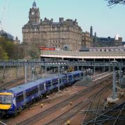 The works affected the line between Glasgow and Edinburgh