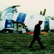 A bomb on Pan Am flight 103 over Lockerbie killed 270 people.
