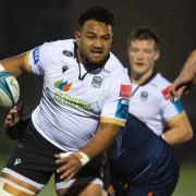 Sione Vailanu in action for Glasgow
