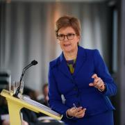 Nicola Sturgeon issues a statement following the decision in November by the Supreme Court that Holyrood does not have the power to hold a independence referendum. Photo Jane Barlow/PA.