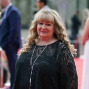 Comedian Janey Godley arrives for the Pride of Scotland awards at Hopetoun House in South Queensferry. Picture date: Wednesday July 7, 2021..