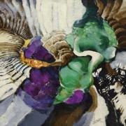 Handout photo from Sotheby's of the painting by Kupka that was owned by Sir Sean Connery