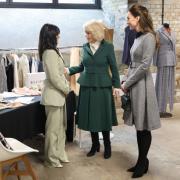 Nicole with Queen Camilla and the Princess of Wales