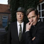 SHAUN EVANS as Endeavour and ROGER ALLAM as DI Fred Thursday in Endeavour. Image: ITV.com