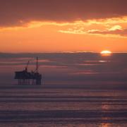 A North Sea oil and gas platform.