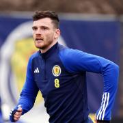 Andy Robertson gears up for Cyprus (Jane Barlow/PA)