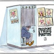 Our cartoonist Steven Camley’s take on passport office strikes