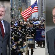 SNP Constitution Secretary Angus Robertson, New York's Tartan Day parade, and Tory Scotland Office minister John Lamont