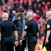 Liverpool manager Jurgen Klopp could be in trouble with the Football Association again after his comments about referee Paul Tierney (Peter Byrne/PA)