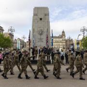 Military parade in Glasgow as celebrations to mark Coronation continue