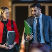 Education secretary Jenny Gilruth with First Minister Humza Yousaf