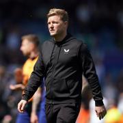 Newcastle head coach Eddie Howe was confronted by an angry spectator at Leeds (Mike Egerton/PA)