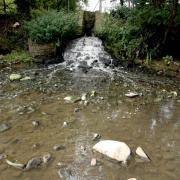 Untreated sewage flows through storm outflows when rain flow is intense