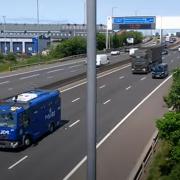 WATCH: Nuclear warheads convoy passes through Glasgow on motorway